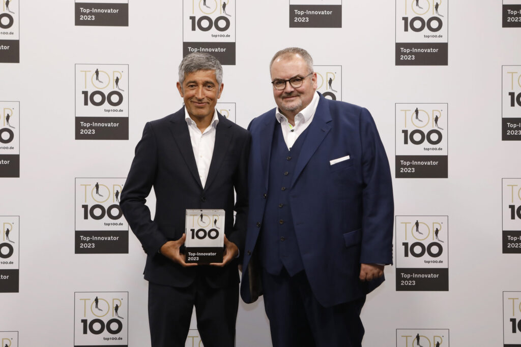 Le Bihan at the TOP 100 Award Ceremony