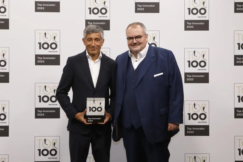 Le Bihan bei der TOP 100 Auszeichnung
